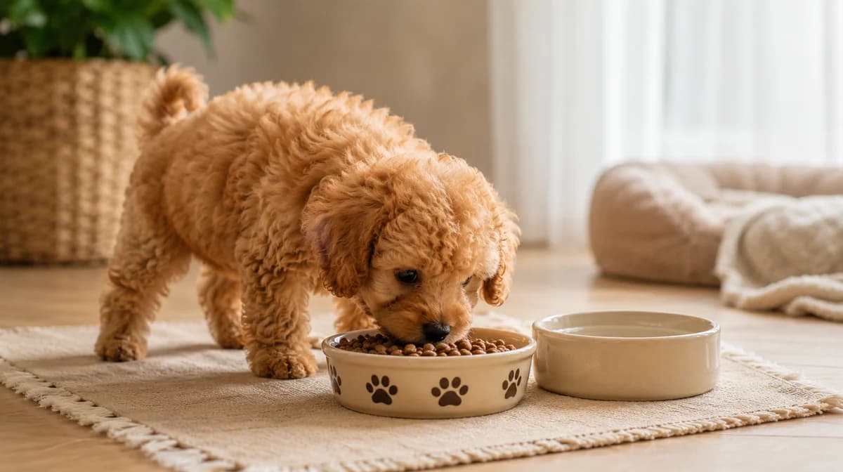 Camada de cachorros recién nacidos
